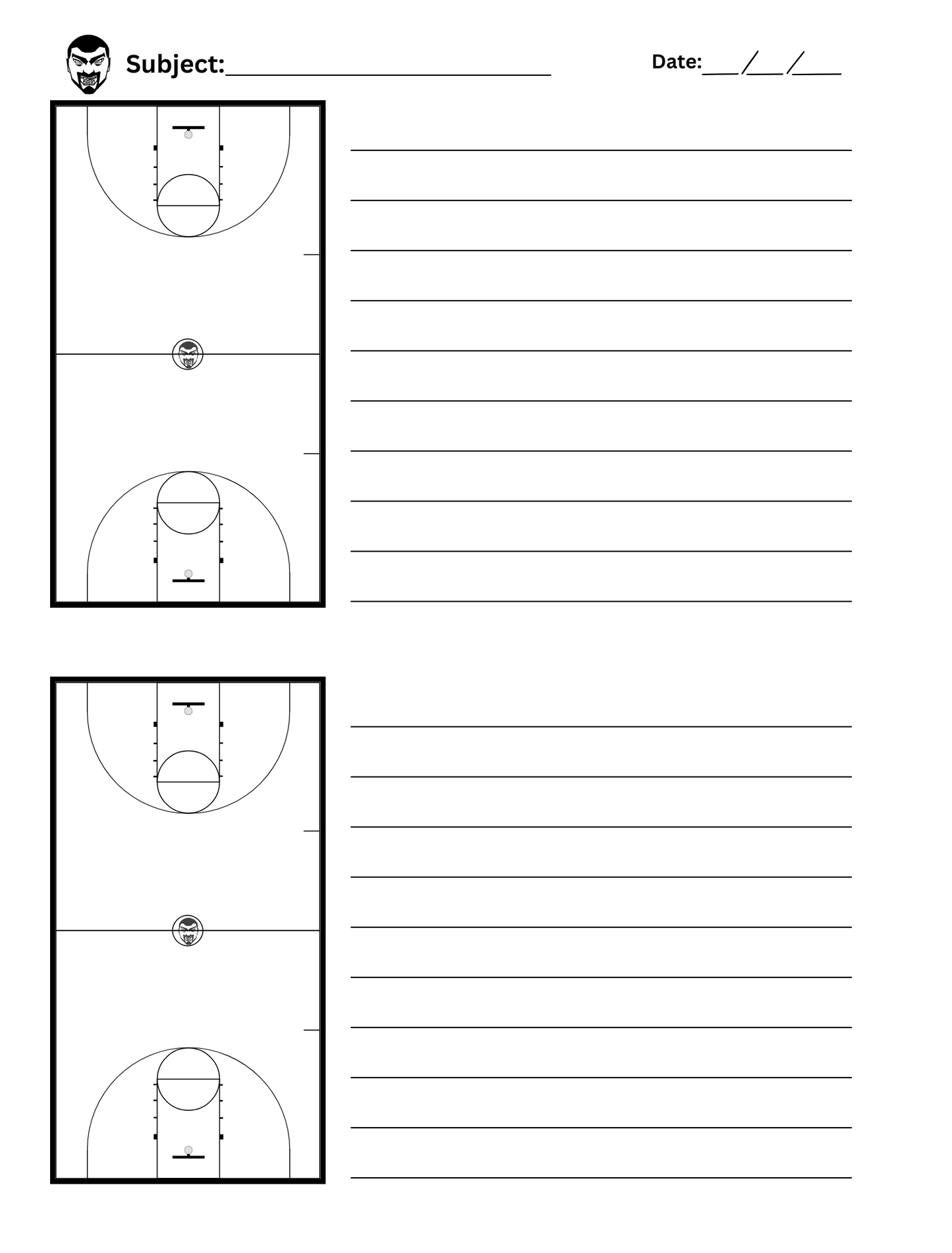 Basketball Notebook